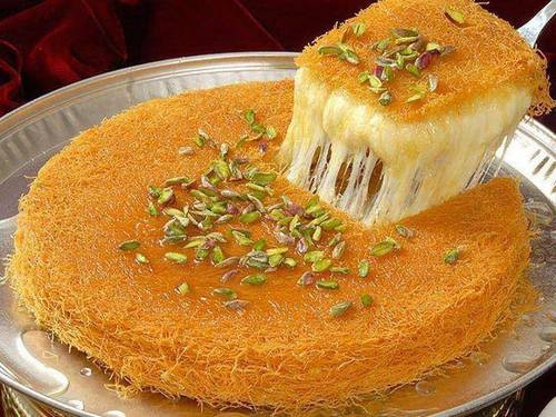 حلويات رمضان - طريقة عمل الكنافة النابلسية