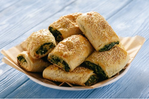 معجنات سريعة - طريقة عمل معجنات السبانخ المقلية 